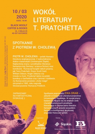 Wokół literatury Pratchetta. Spotkanie z Piotrem W. Cholewą