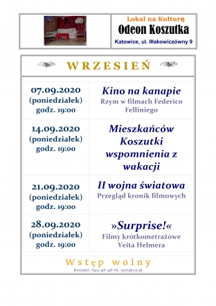 ODEON we wrześniu