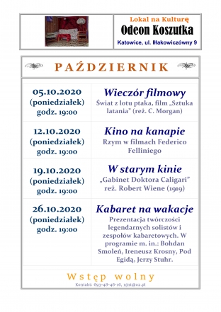 Październik w ODEONIE