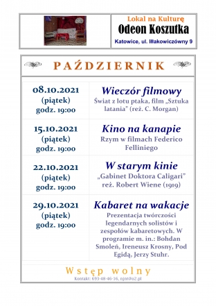 Październik w ODEONIE