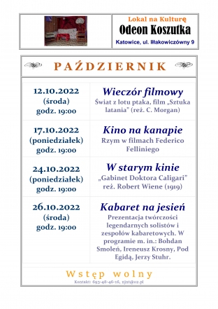 Październik w ODEONIE