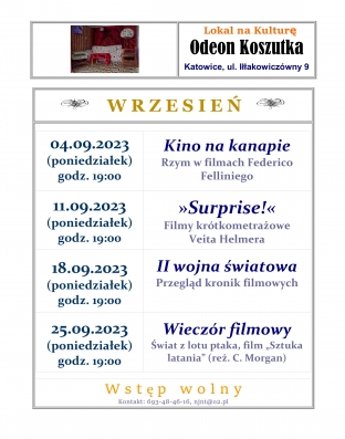 ODEON we wrześniu