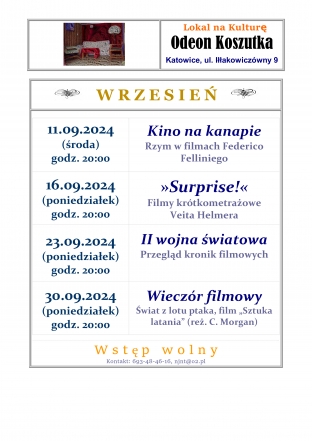 ODEON we wrześniu