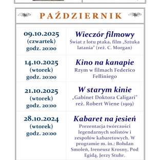 Październik w ODEONIE