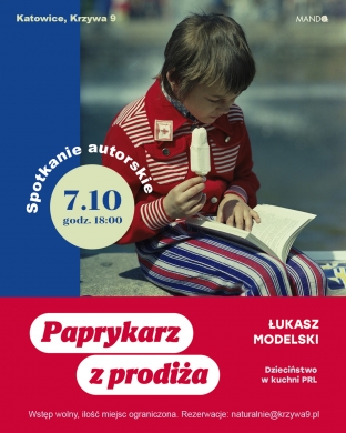 Spotkanie autorskie: Łukasz Modelski, Paprykaż z prodiża - dzieciństwo w kuchni PRL